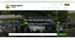Desktop Screenshot of motorsportjobs.com